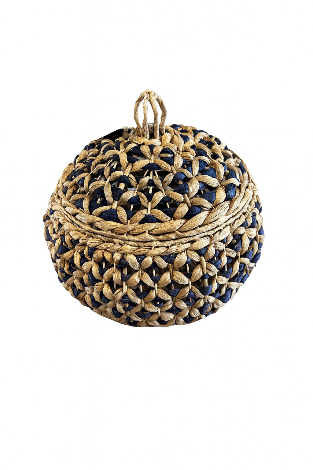 Handwoven Seagrass Baskets with Lids – Natural Storage Baskets (2 Sizes)