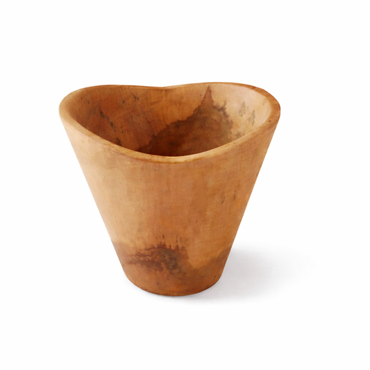 Small Teak Wood Dish – Handcrafted Natural Bowl for Jewelry, Potpourri, or Coastal Decor